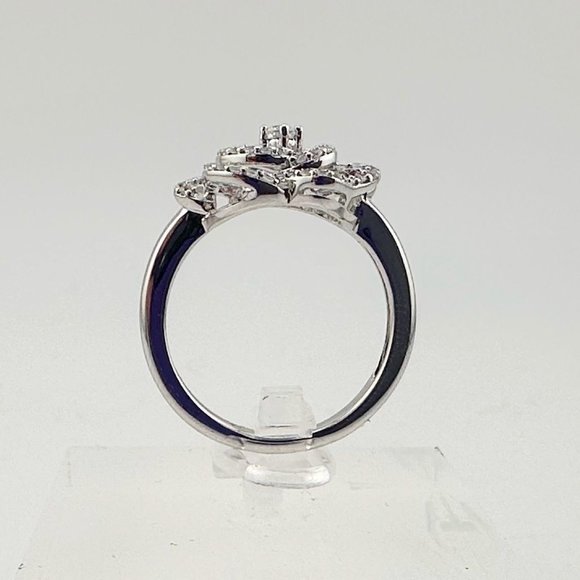 Shining White Sapphire Ring and Pendant Set - Sterling Silver with 18" Chain - Picture 10 of 14